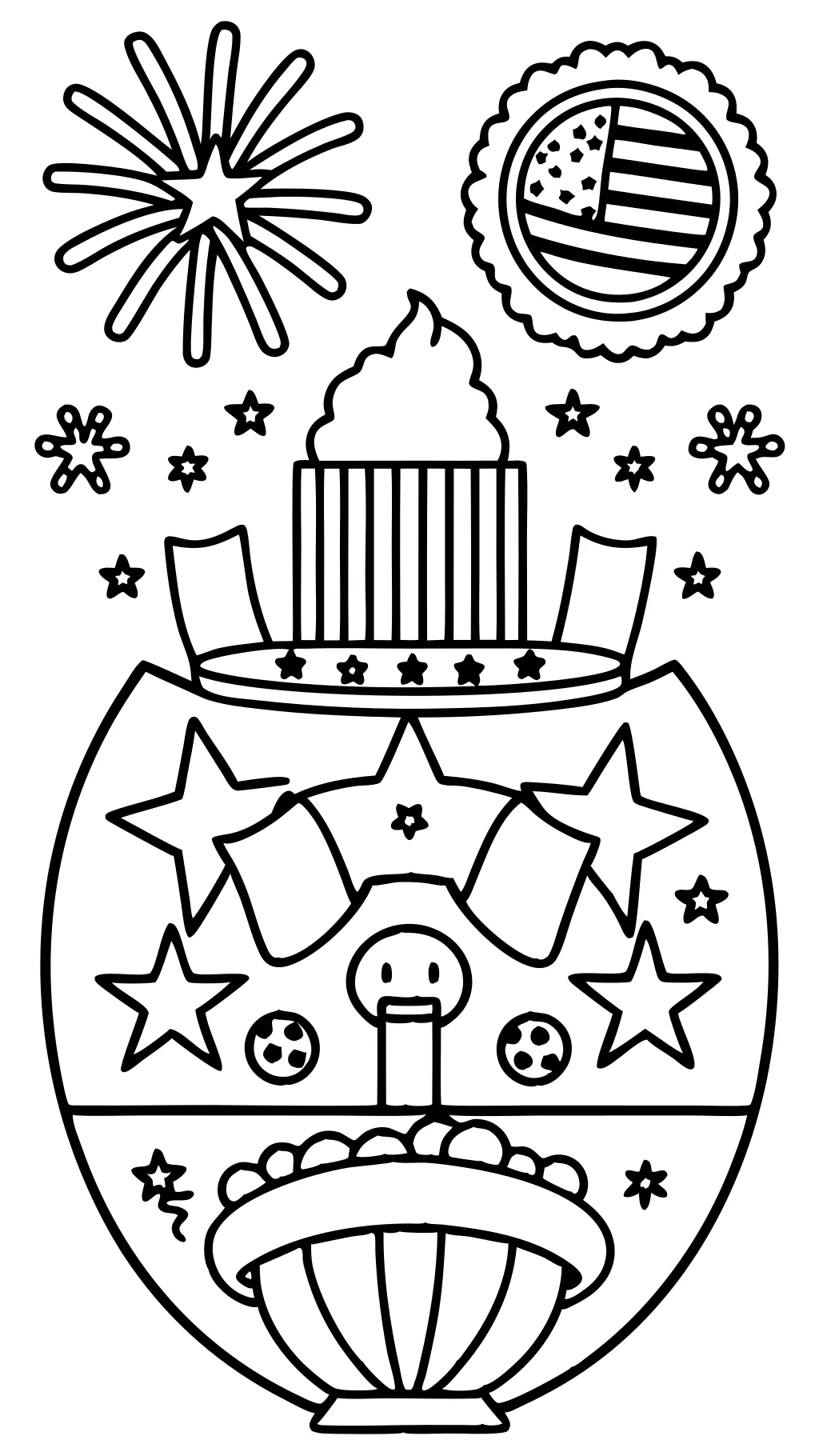 coloring pages for 4th of july